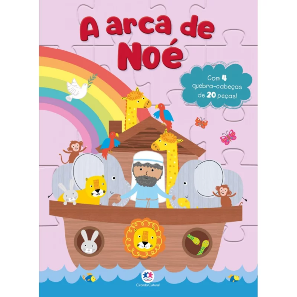 Livro Quebra-cabeça A arca de Noé