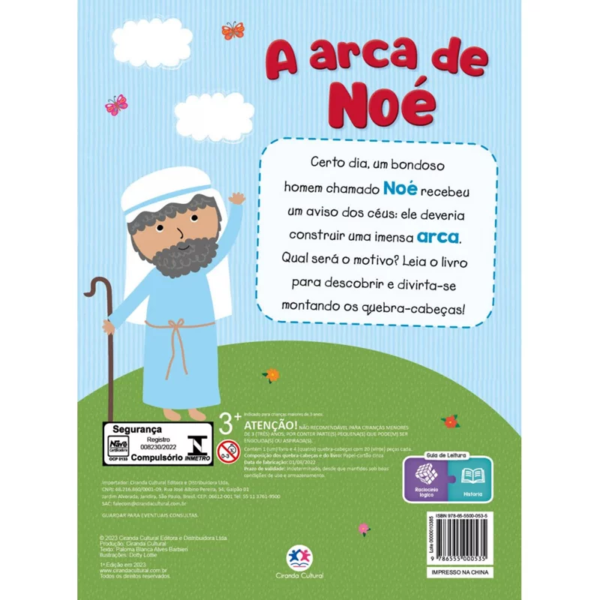 Livro Quebra-cabeça A arca de Noé - Image 2