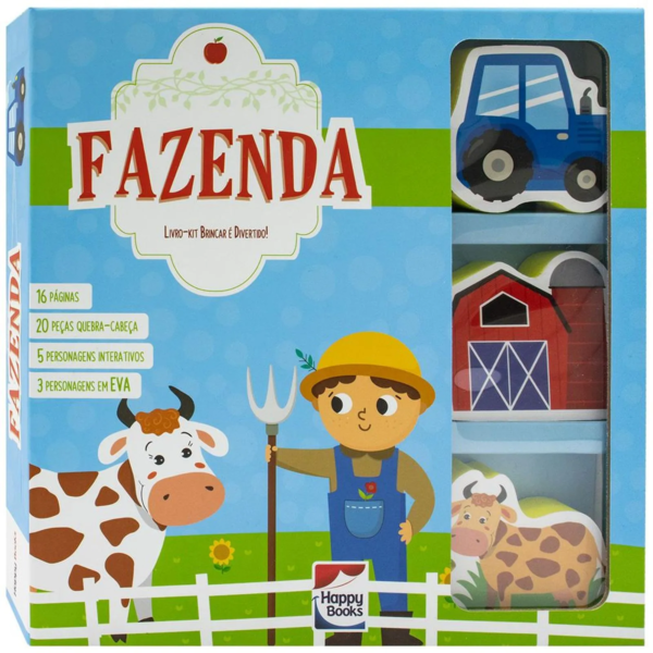 Livro Brincar é Divertido! Fazenda