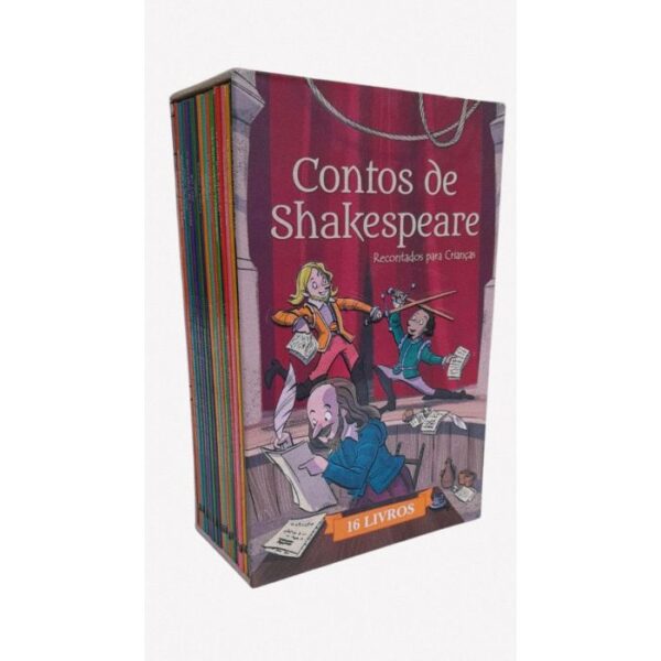 Box contos de Shakespeare para Crianças - Coleção com 16 livros