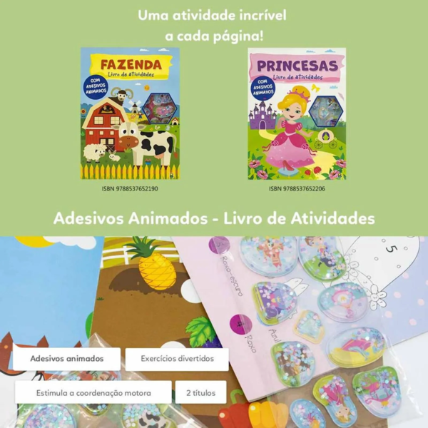 Adesivos Animados - Livro de Atividades: Princesas - Image 6