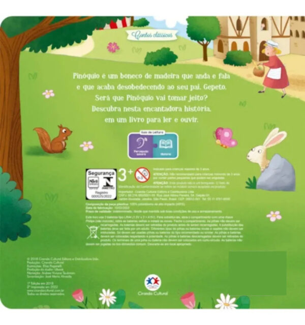 Livro Sonoro - Pinóquio - Image 2