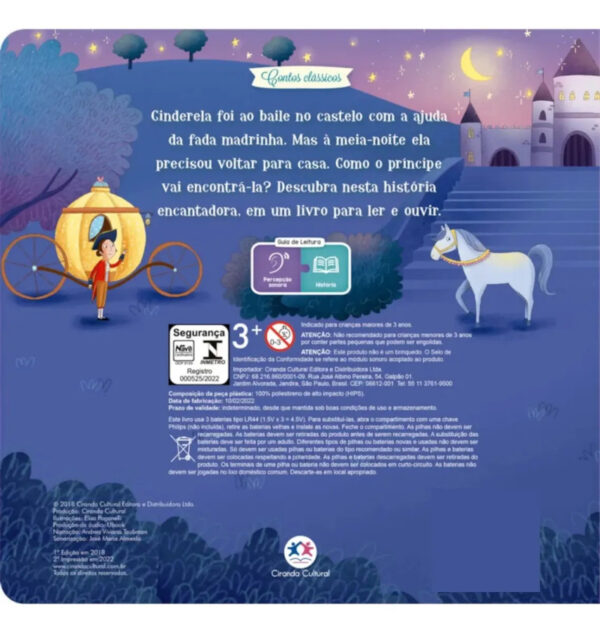 Livro Sonoro - Cinderela - Image 2